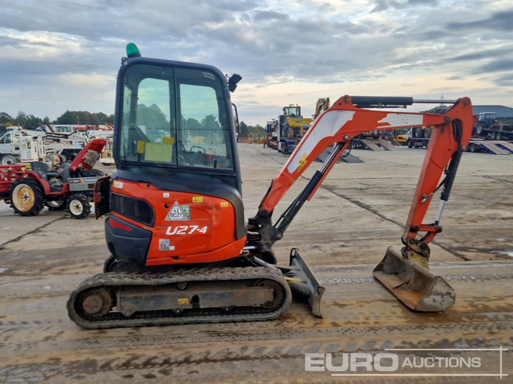 Mini excavator 2016 Kubota U27-4: picture 6
