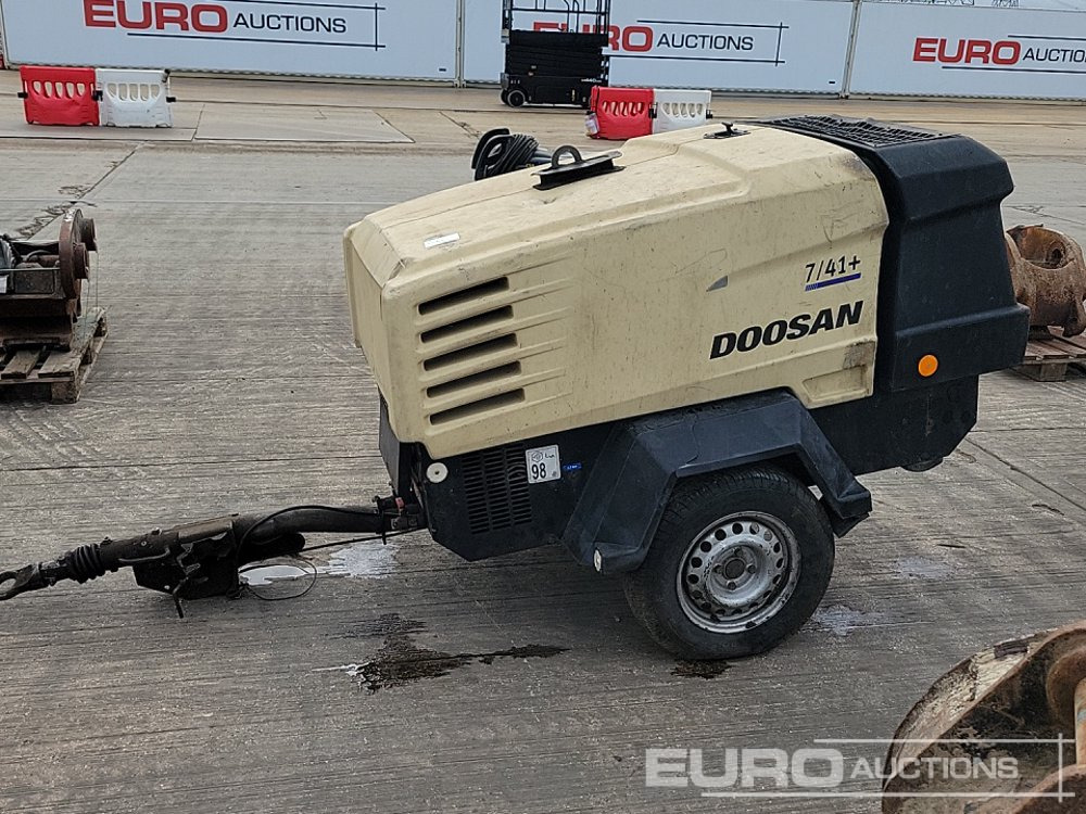2017 Doosan 741+ - Air compressor: picture 2 2017 Doosan 741+ - Air compressor: picture 2