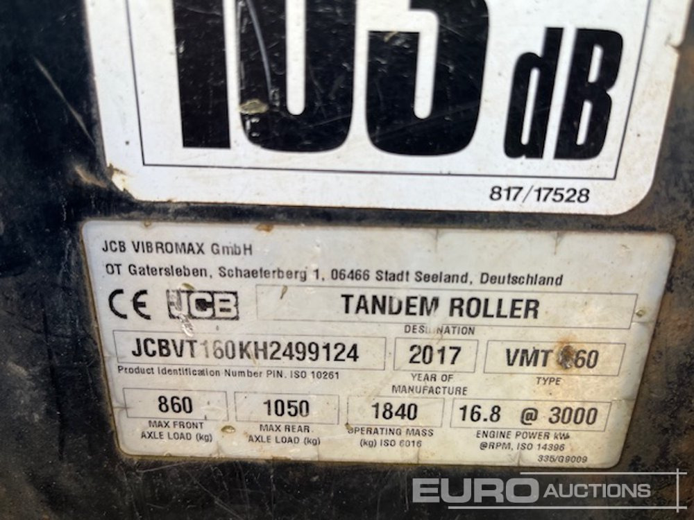 Roller 2017 JCB VMT160-80: picture 8