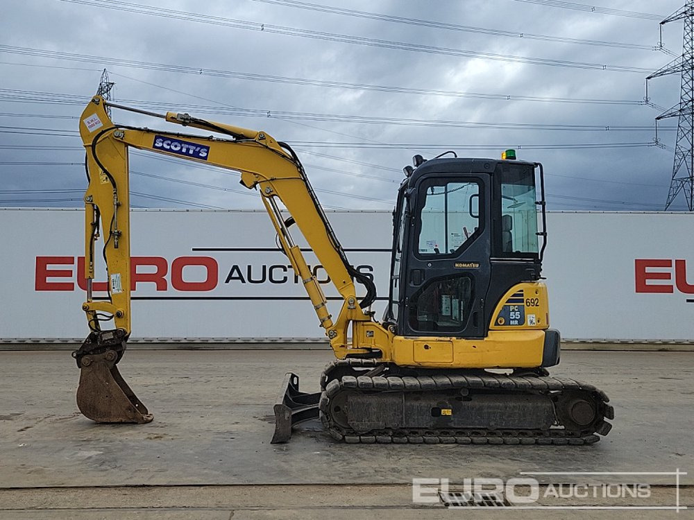 2017 Komatsu PC55MR-3 - Mini excavator: picture 2 2017 Komatsu PC55MR-3 - Mini excavator: picture 2