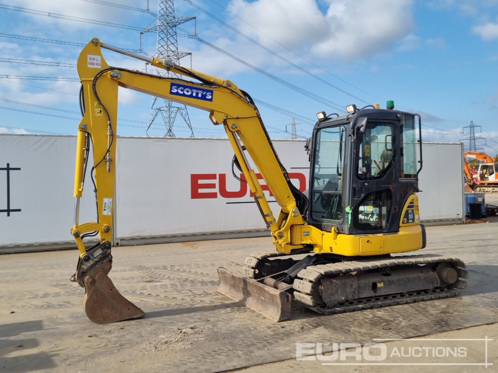 2017 Komatsu PC55MR-3 - Mini excavator: picture 1 2017 Komatsu PC55MR-3 - Mini excavator: picture 1