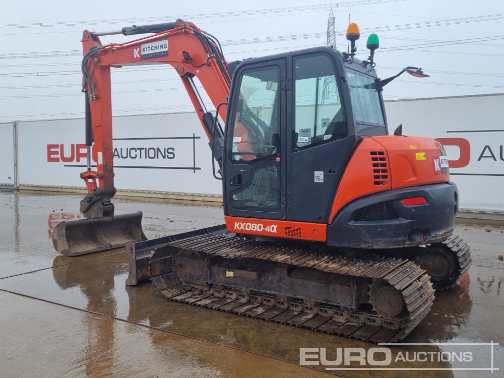 2017 Kubota KX080-4A - Mini excavator: picture 3 2017 Kubota KX080-4A - Mini excavator: picture 3