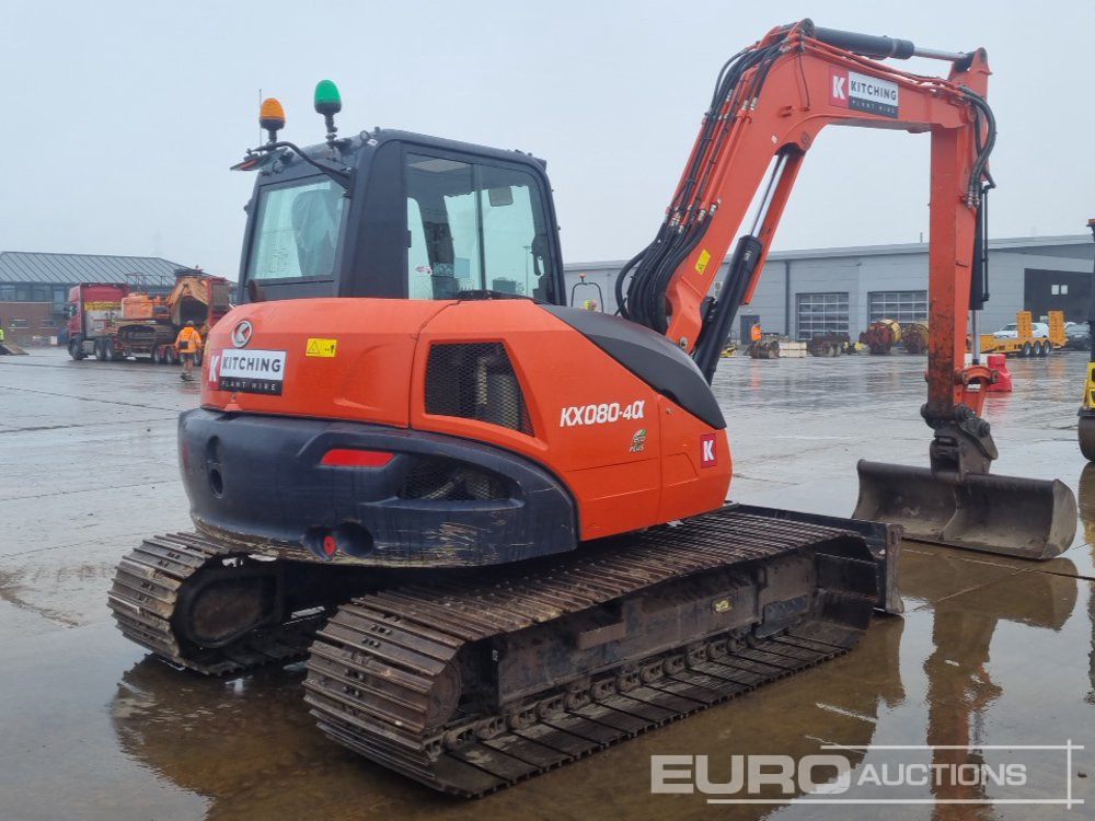 2017 Kubota KX080-4A - Mini excavator: picture 5 2017 Kubota KX080-4A - Mini excavator: picture 5