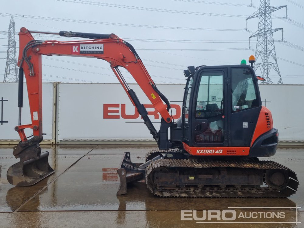 2017 Kubota KX080-4A - Mini excavator: picture 2 2017 Kubota KX080-4A - Mini excavator: picture 2