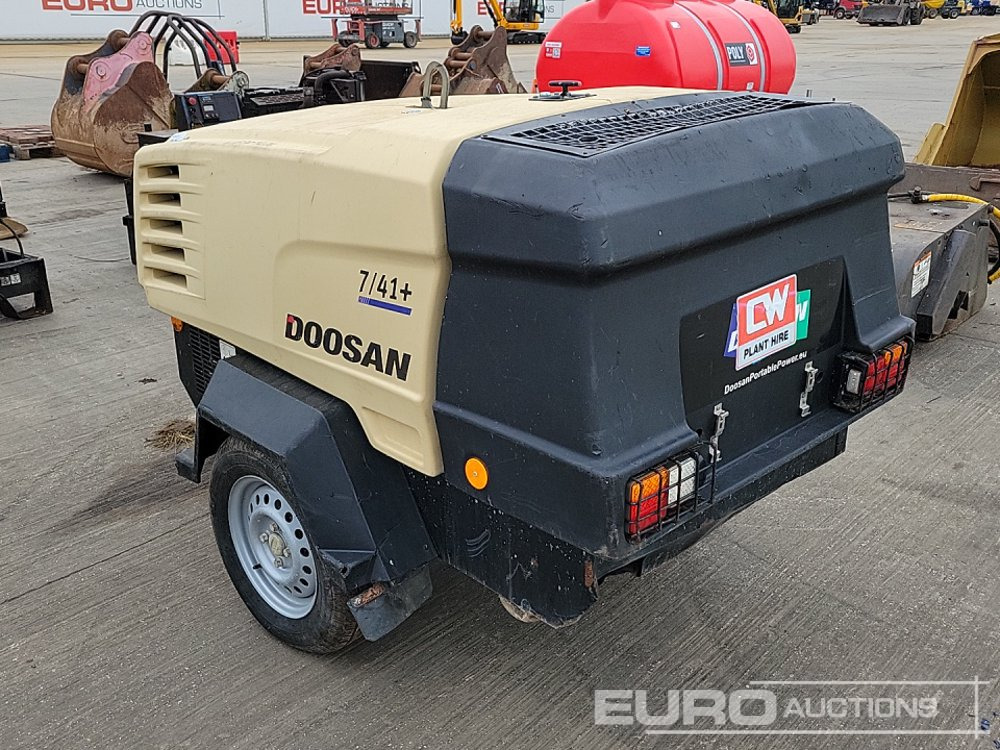 2018 Doosan 741 - Air compressor: picture 3 2018 Doosan 741 - Air compressor: picture 3