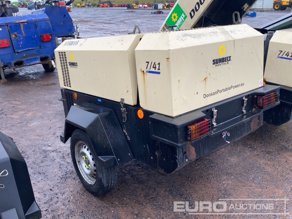 2018 Doosan 741 - Air compressor: picture 2 2018 Doosan 741 - Air compressor: picture 2