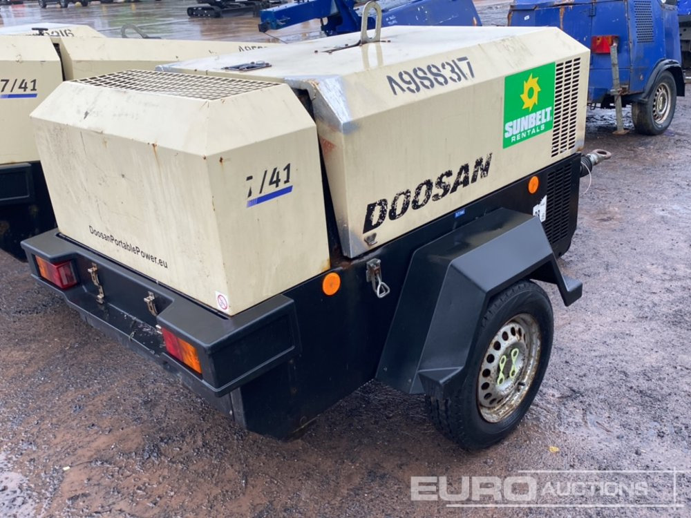 2018 Doosan 741 - Air compressor: picture 3 2018 Doosan 741 - Air compressor: picture 3
