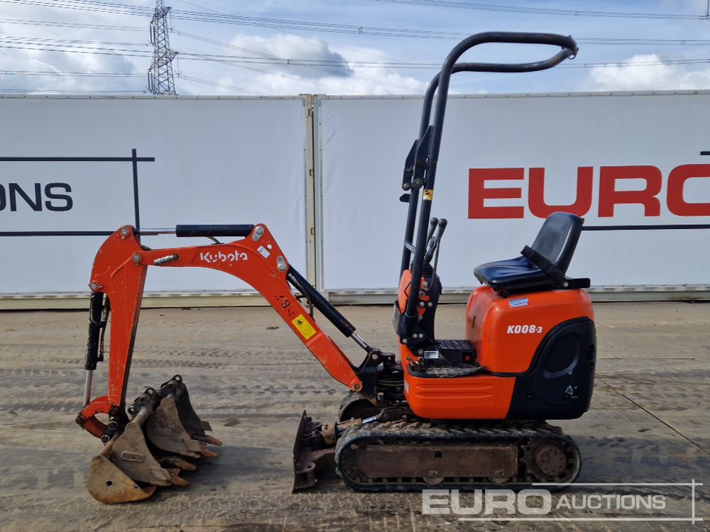 2018 Kubota K008-3 - Mini excavator: picture 2 2018 Kubota K008-3 - Mini excavator: picture 2