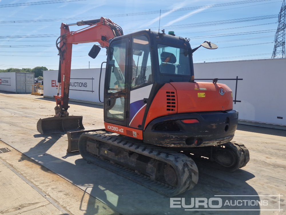 2018 Kubota KX080-4A - Mini excavator: picture 3 2018 Kubota KX080-4A - Mini excavator: picture 3