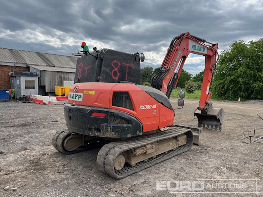 2018 Kubota KX080-4A - Mini excavator: picture 5 2018 Kubota KX080-4A - Mini excavator: picture 5