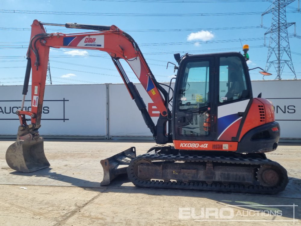 2018 Kubota KX080-4A - Mini excavator: picture 2 2018 Kubota KX080-4A - Mini excavator: picture 2