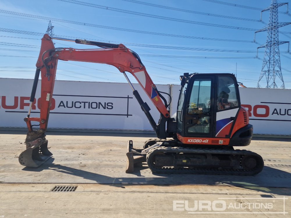 2018 Kubota KX080-4A - Mini excavator: picture 2 2018 Kubota KX080-4A - Mini excavator: picture 2