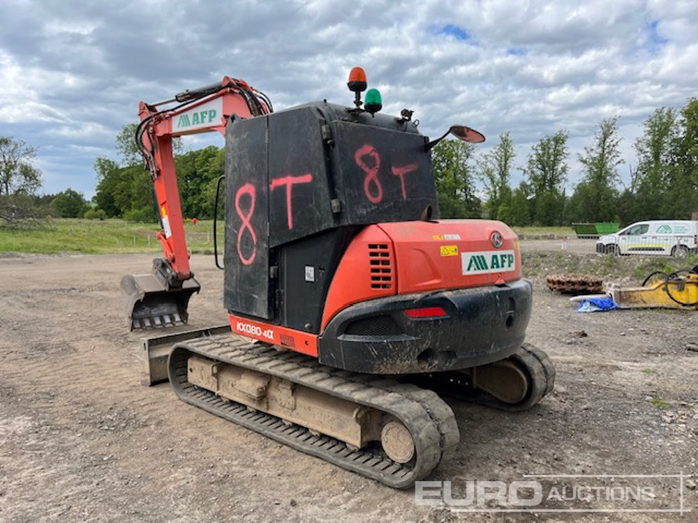2018 Kubota KX080-4A - Mini excavator: picture 3 2018 Kubota KX080-4A - Mini excavator: picture 3