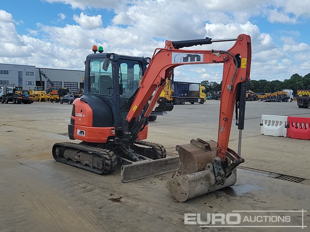 Mini excavator 2018 Kubota U36-4: picture 7