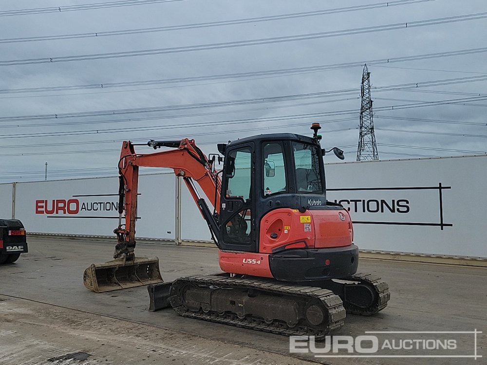 2018 Kubota U55-4 - Mini excavator: picture 3 2018 Kubota U55-4 - Mini excavator: picture 3