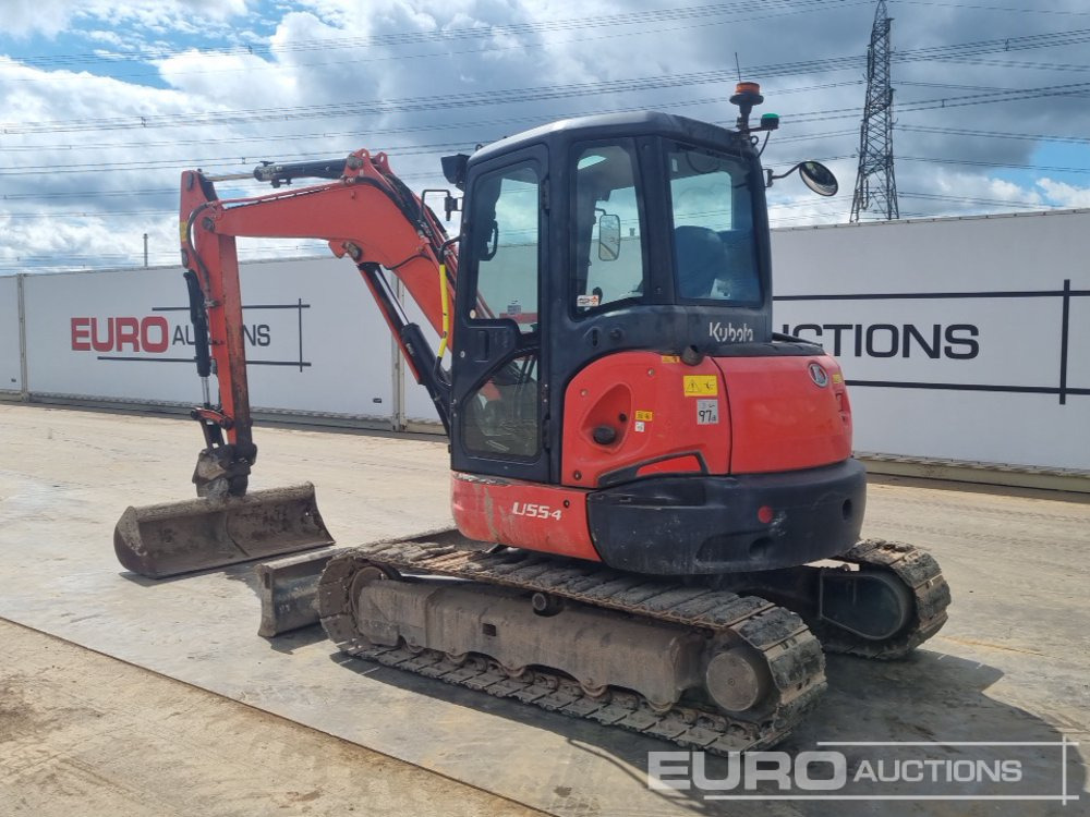 2018 Kubota U55-4 - Mini excavator: picture 3 2018 Kubota U55-4 - Mini excavator: picture 3