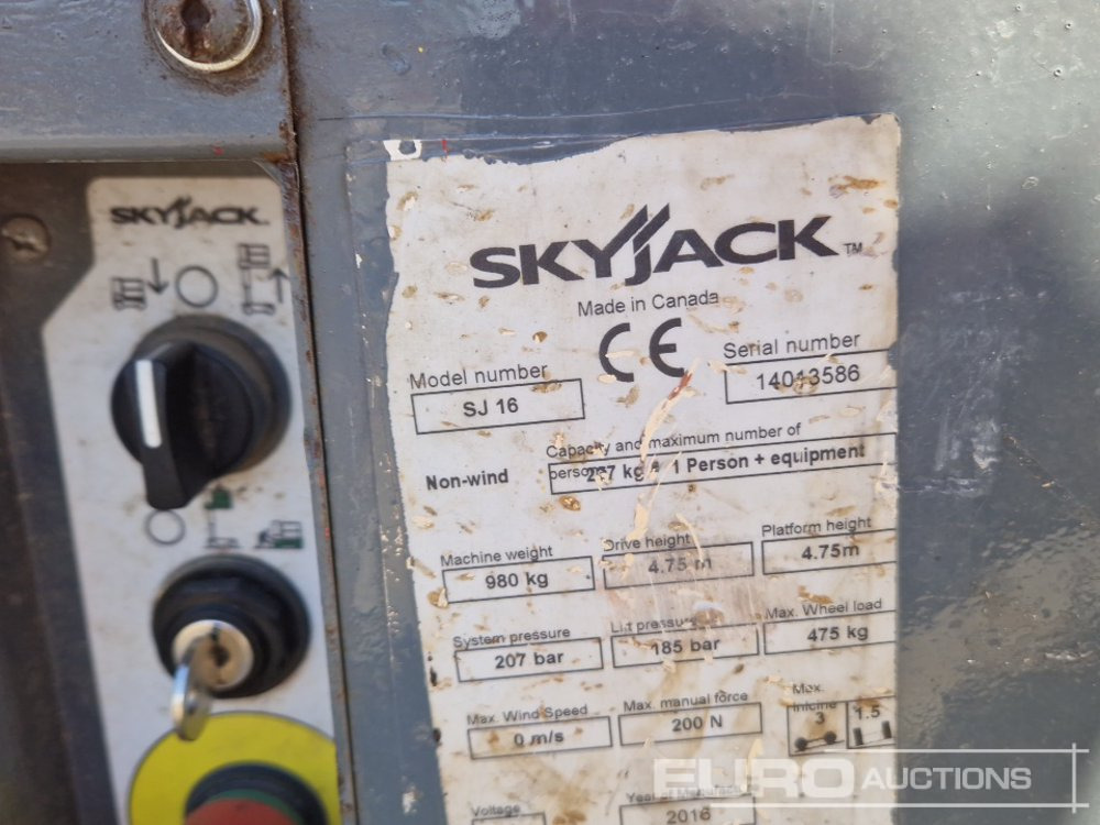 Aerial platform 2018 SkyJack SJ16: picture 19
