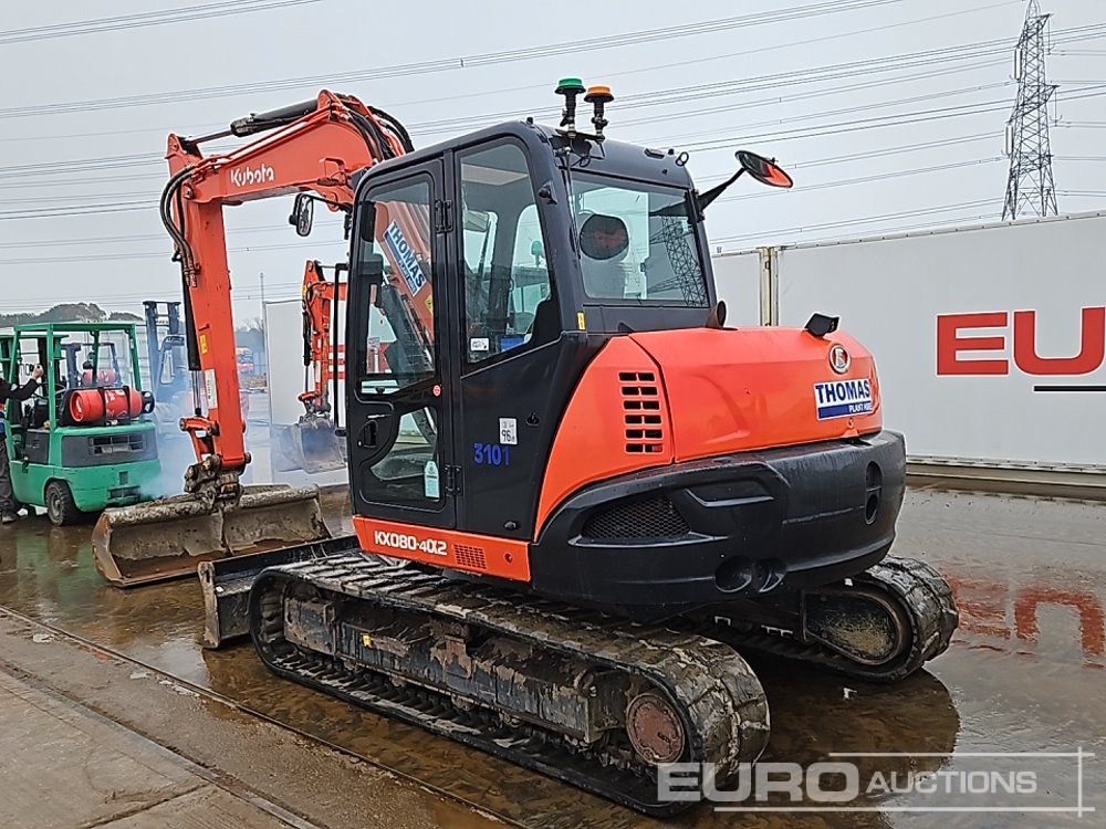 2020 Kubota KX080-4A2 - Mini excavator: picture 3 2020 Kubota KX080-4A2 - Mini excavator: picture 3