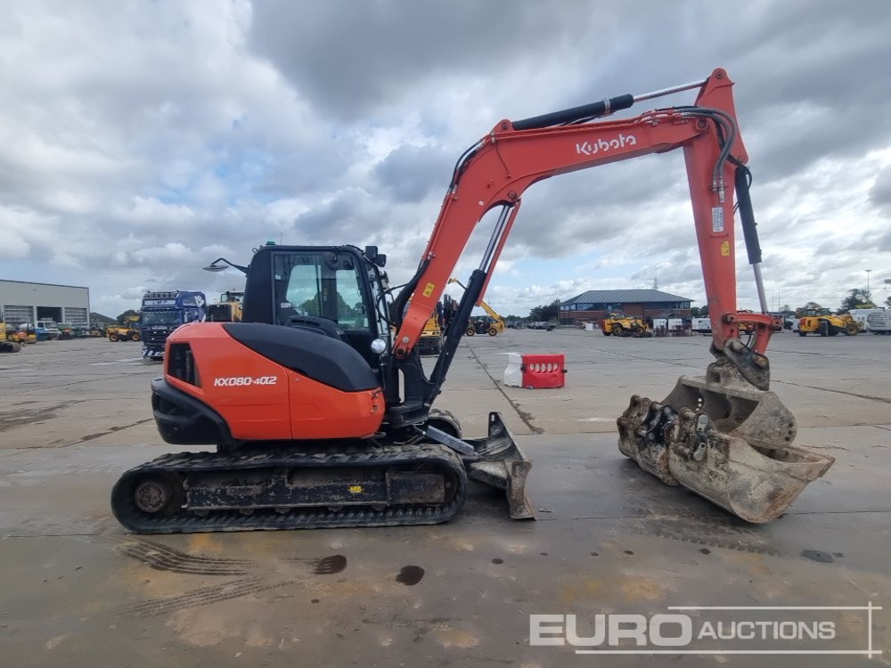 Mini excavator 2020 Kubota KX080-4A2: picture 6