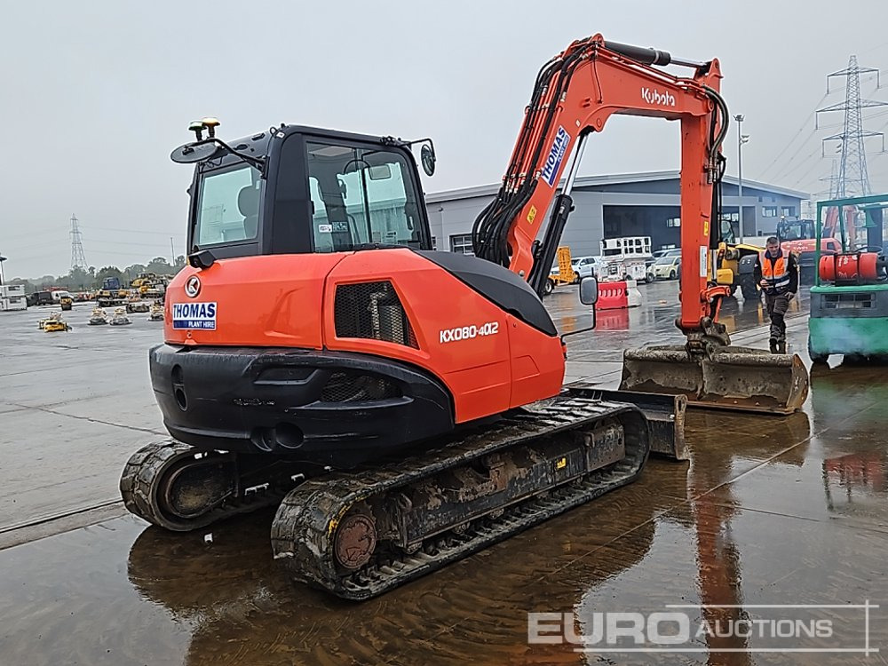 2020 Kubota KX080-4A2 - Mini excavator: picture 5 2020 Kubota KX080-4A2 - Mini excavator: picture 5