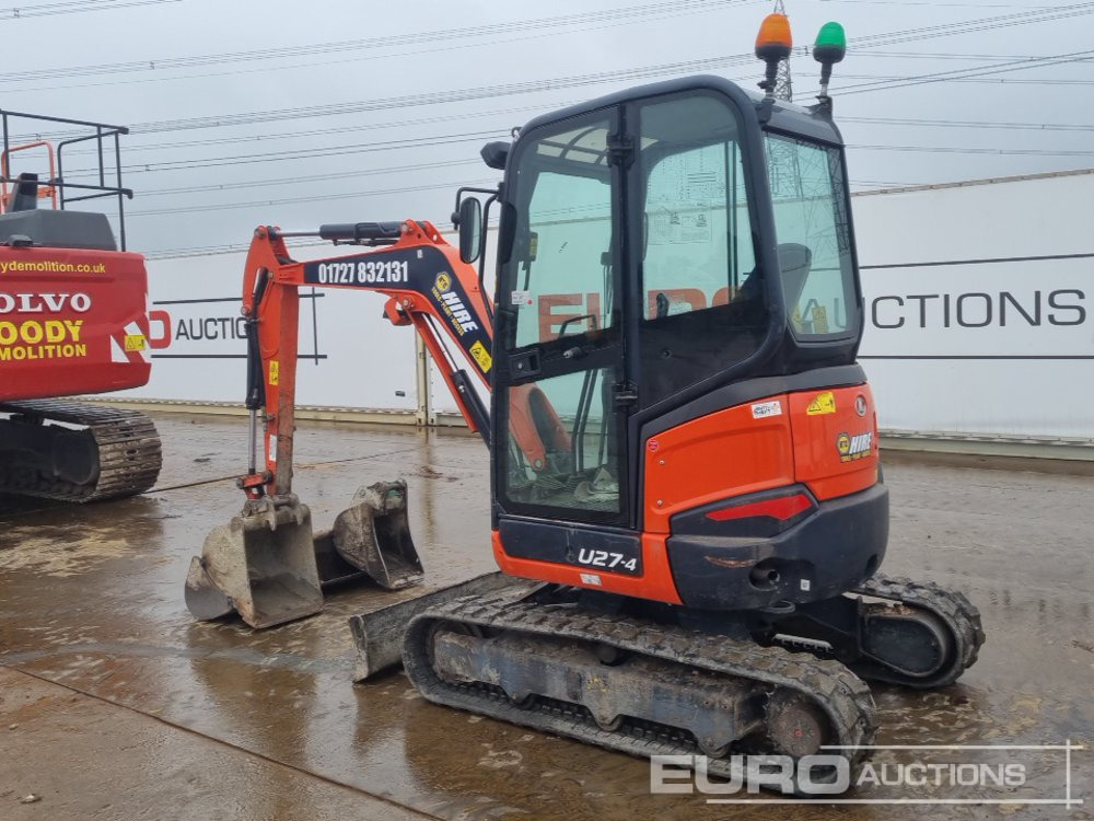 2020 Kubota U27-4 - Mini excavator: picture 3 2020 Kubota U27-4 - Mini excavator: picture 3
