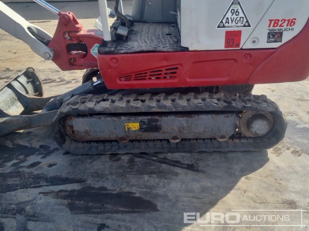 Mini excavator 2020 Takeuchi TB216: picture 9