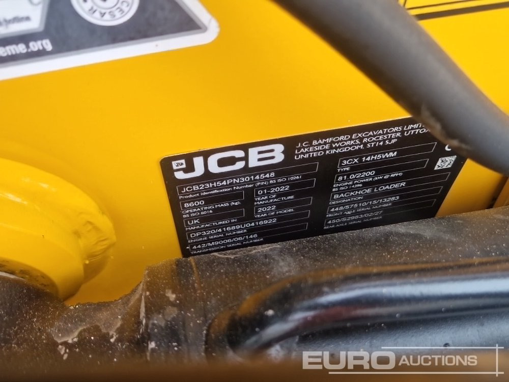 Backhoe loader 2022 JCB 3CX P21: picture 41