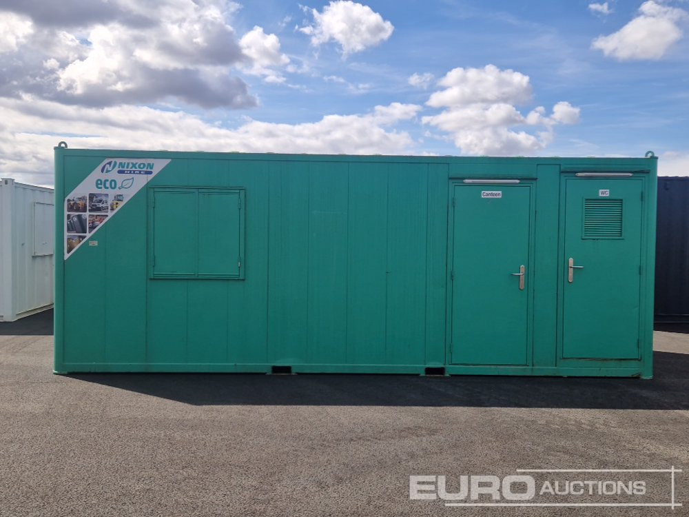 22' x 9' Welfare Unit, Drying Room, W/C, 6kVA Stephill Generator (Cannot Be Reconsigned) - Shipping container: picture 2 22' x 9' Welfare Unit, Drying Room, W/C, 6kVA Stephill Generator (Cannot Be Reconsigned) - Shipping container: picture 2