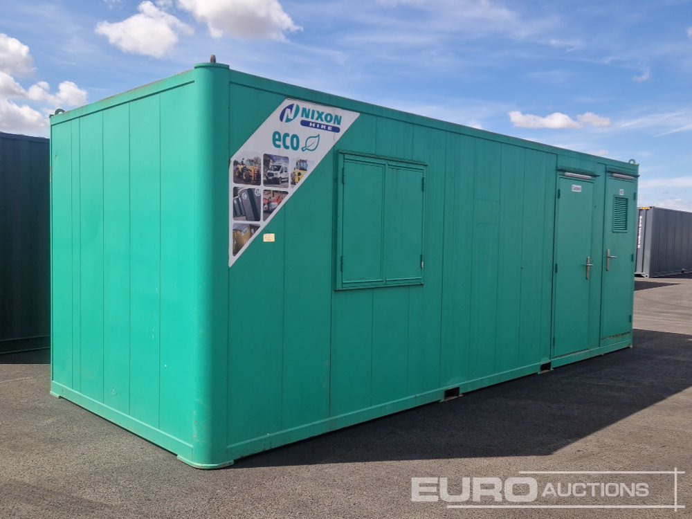 22' x 9' Welfare Unit, Drying Room, W/C, 6kVA Stephill Generator (Cannot Be Reconsigned) - Shipping container: picture 1 22' x 9' Welfare Unit, Drying Room, W/C, 6kVA Stephill Generator (Cannot Be Reconsigned) - Shipping container: picture 1