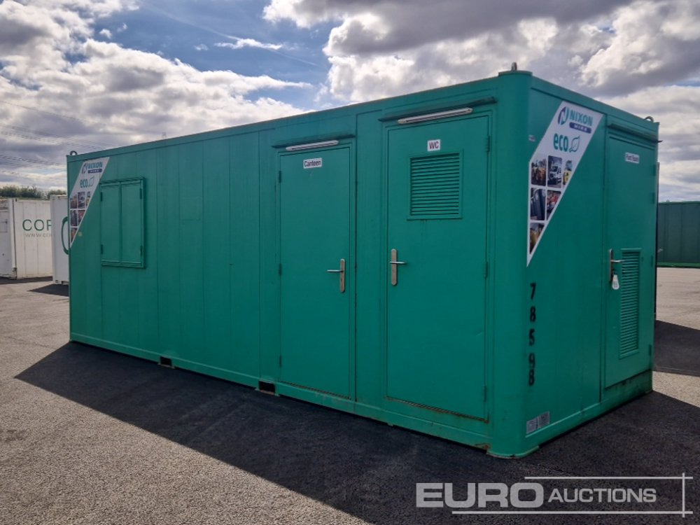 22' x 9' Welfare Unit, Drying Room, W/C, 6kVA Stephill Generator (Cannot Be Reconsigned) - Shipping container: picture 3 22' x 9' Welfare Unit, Drying Room, W/C, 6kVA Stephill Generator (Cannot Be Reconsigned) - Shipping container: picture 3