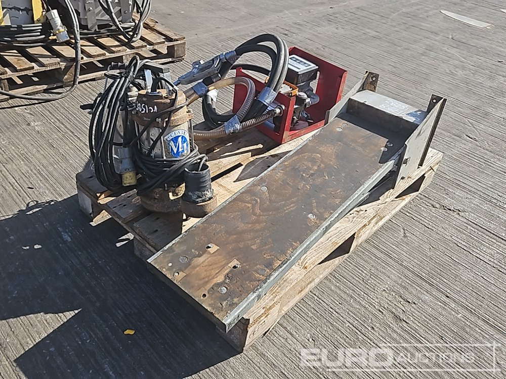 Construction equipment 240Volt Flow Meter to suit Fuel Bowser, 110Volt Submersible Water Pump (2 of), Hinged Work Bench: picture 7