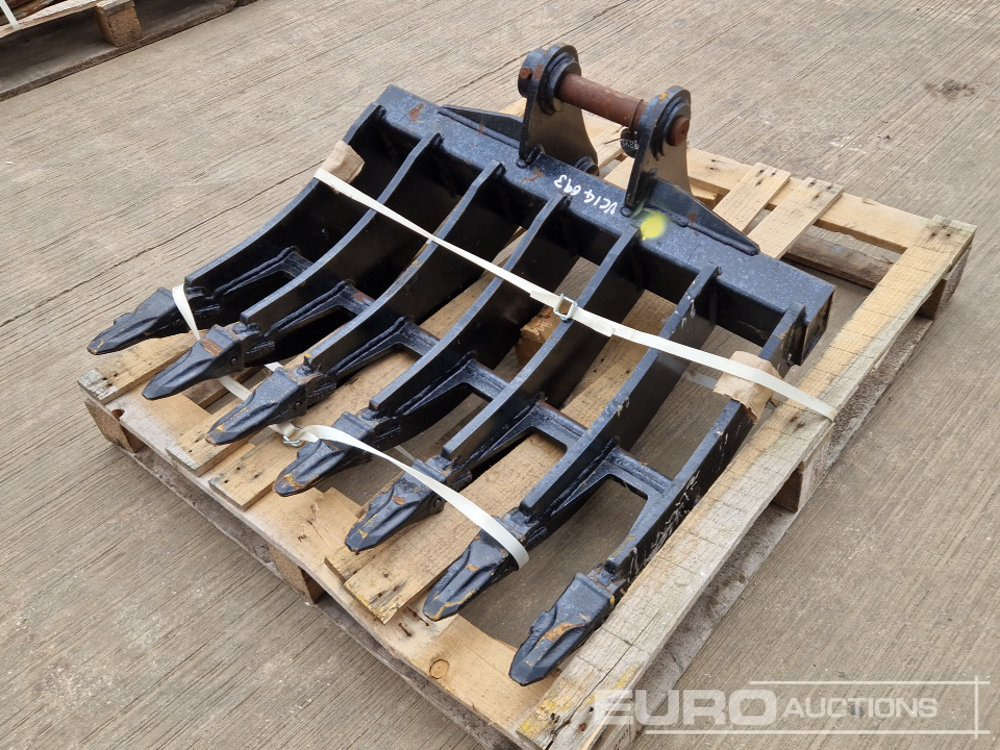 32" Landscape Rake 45mm Pin 4-6 Ton Excavator - Bucket: picture 1 32" Landscape Rake 45mm Pin 4-6 Ton Excavator - Bucket: picture 1