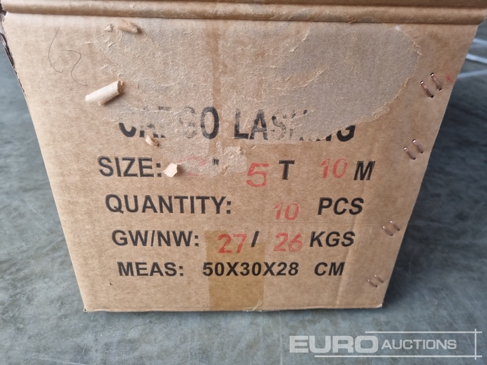 Agricultural machinery Unused Boss 10M 5T Ratchet Strap (10 of): picture 13