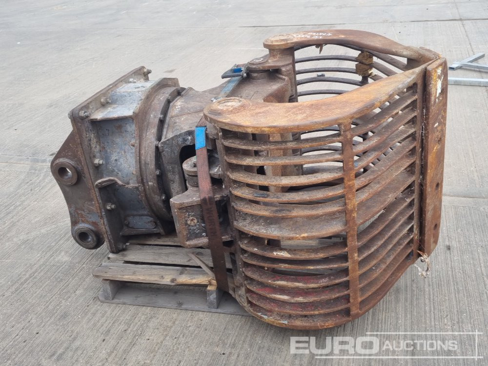 Attachment for Excavator Terex - Fuchs Hydraulic Rotating Selector Grab 70mm Pin to suit 14-16 Ton Excavator: picture 6