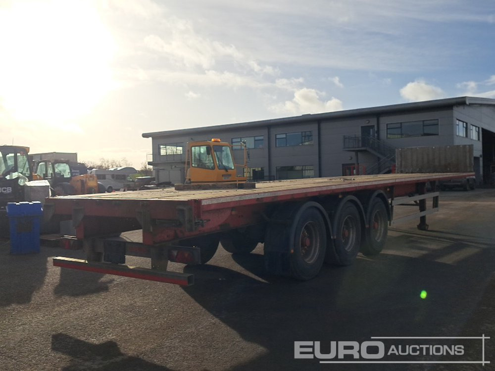 Cartwright 45' Tri Axle Flat Trailer, BPW Axles - Dropside/ Flatbed semi-trailer: picture 5 Cartwright 45' Tri Axle Flat Trailer, BPW Axles - Dropside/ Flatbed semi-trailer: picture 5