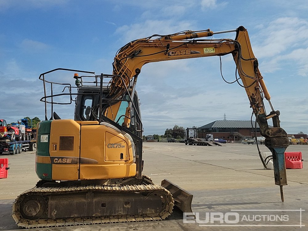 Mini excavator Case CX75SR: picture 6