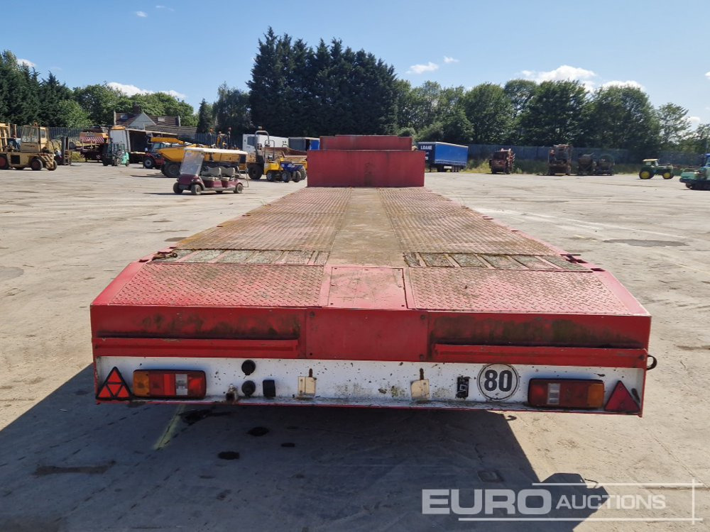 ES-GE 6 Axle Step Frame Extendable Low Loader Trailer, 4 Axle Steer, Air Brakes, Auto Lube - Low loader semi-trailer: picture 4 ES-GE 6 Axle Step Frame Extendable Low Loader Trailer, 4 Axle Steer, Air Brakes, Auto Lube - Low loader semi-trailer: picture 4