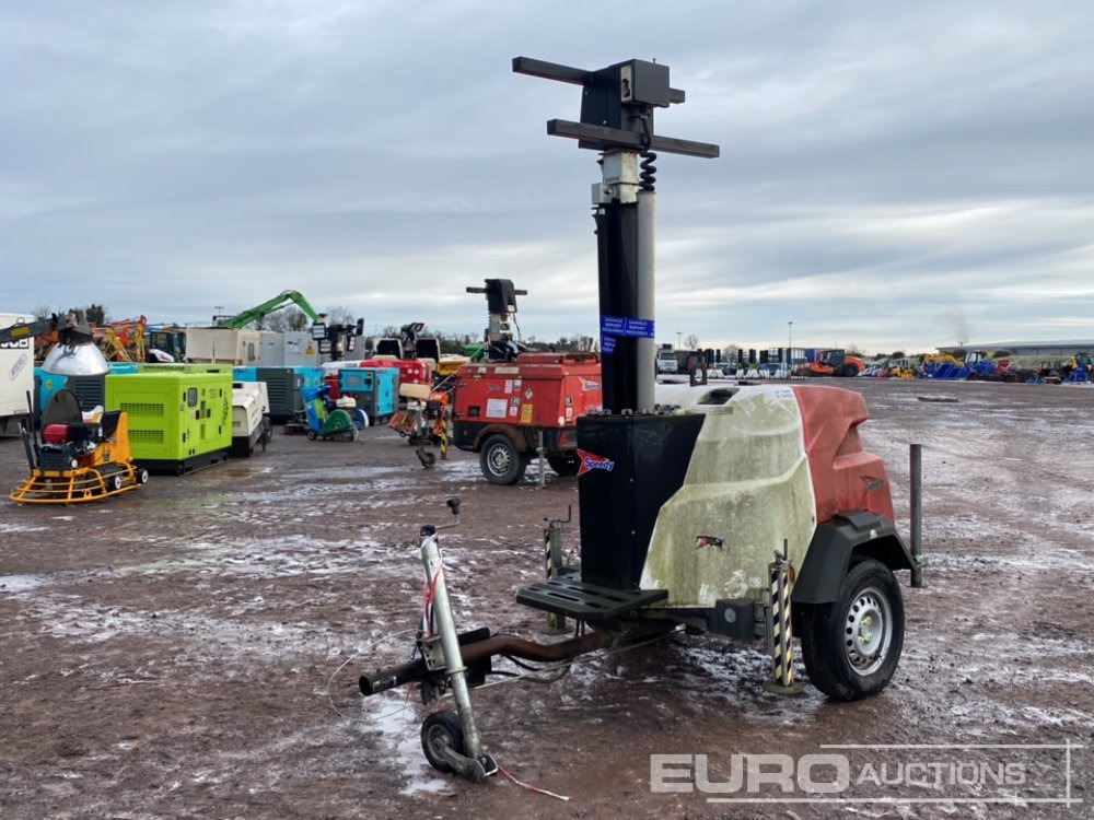 Generac Single Axle Lighting Tower, Kubota Engine (Spares) - Lighting tower: picture 1 Generac Single Axle Lighting Tower, Kubota Engine (Spares) - Lighting tower: picture 1