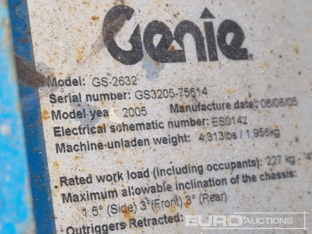 Aerial platform Genie GS2632: picture 33