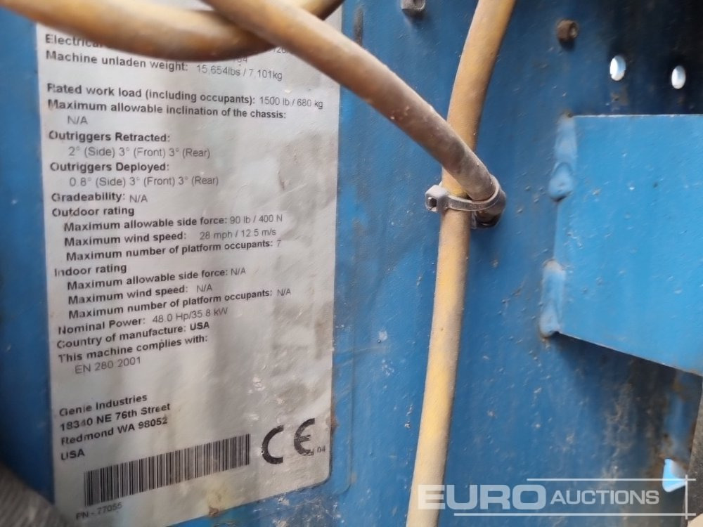 Aerial platform Genie GS4390: picture 33