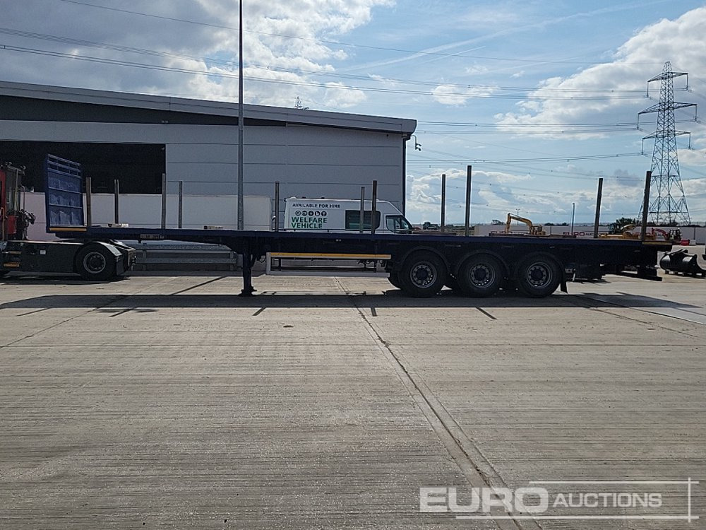 Haldex Tri Axle Flatbed Trailer - Dropside/ Flatbed semi-trailer: picture 2 Haldex Tri Axle Flatbed Trailer - Dropside/ Flatbed semi-trailer: picture 2