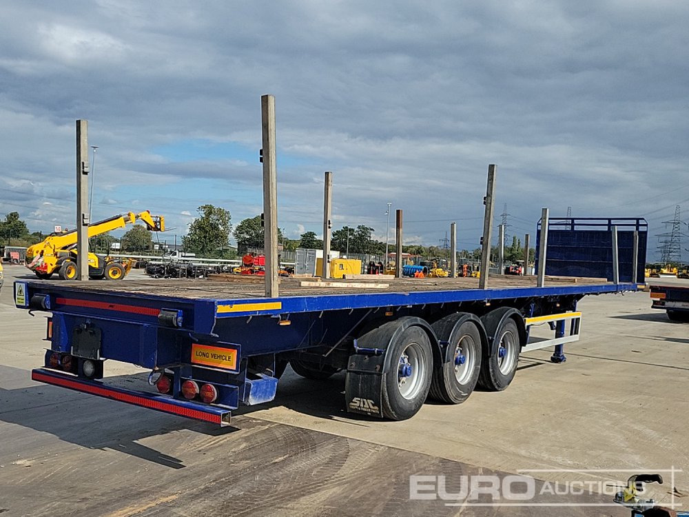 Haldex Tri Axle Flatbed Trailer - Dropside/ Flatbed semi-trailer: picture 5 Haldex Tri Axle Flatbed Trailer - Dropside/ Flatbed semi-trailer: picture 5