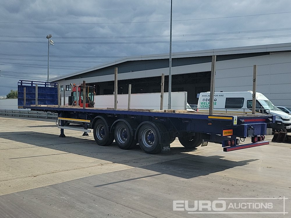 Haldex Tri Axle Flatbed Trailer - Dropside/ Flatbed semi-trailer: picture 3 Haldex Tri Axle Flatbed Trailer - Dropside/ Flatbed semi-trailer: picture 3
