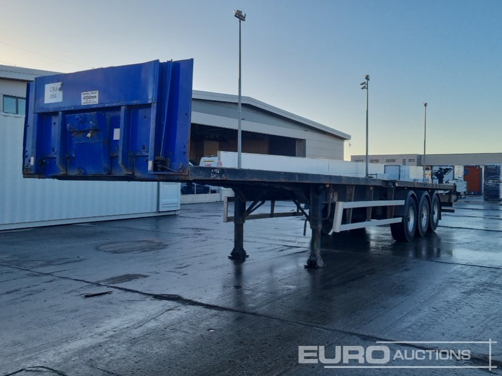 Haldex Tri Axle Flatbed Trailer - Dropside/ Flatbed semi-trailer: picture 1 Haldex Tri Axle Flatbed Trailer - Dropside/ Flatbed semi-trailer: picture 1
