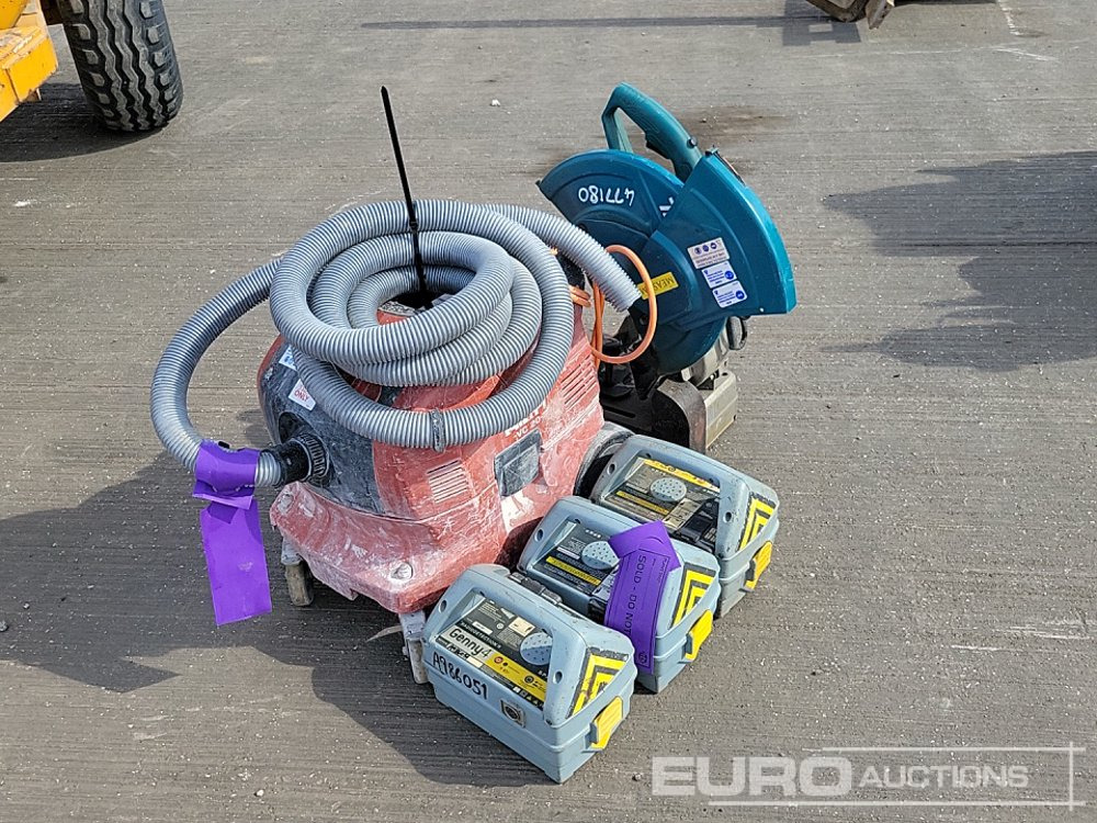 Hilti VC 20-U 110Volt Vacuum Cleaner, Makita LW1400 110Vot Chop Saw, Radio Cable Detector (3 of) - Construction equipment: picture 1 Hilti VC 20-U 110Volt Vacuum Cleaner, Makita LW1400 110Vot Chop Saw, Radio Cable Detector (3 of) - Construction equipment: picture 1