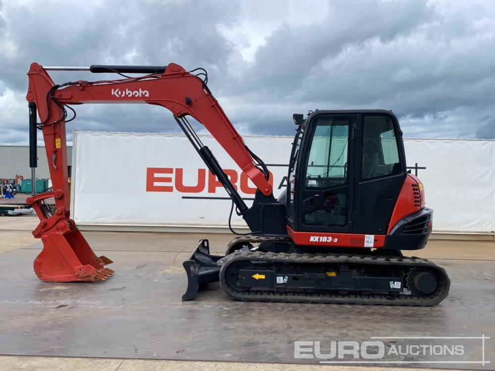 Kubota KX183-3 - Mini excavator: picture 2 Kubota KX183-3 - Mini excavator: picture 2