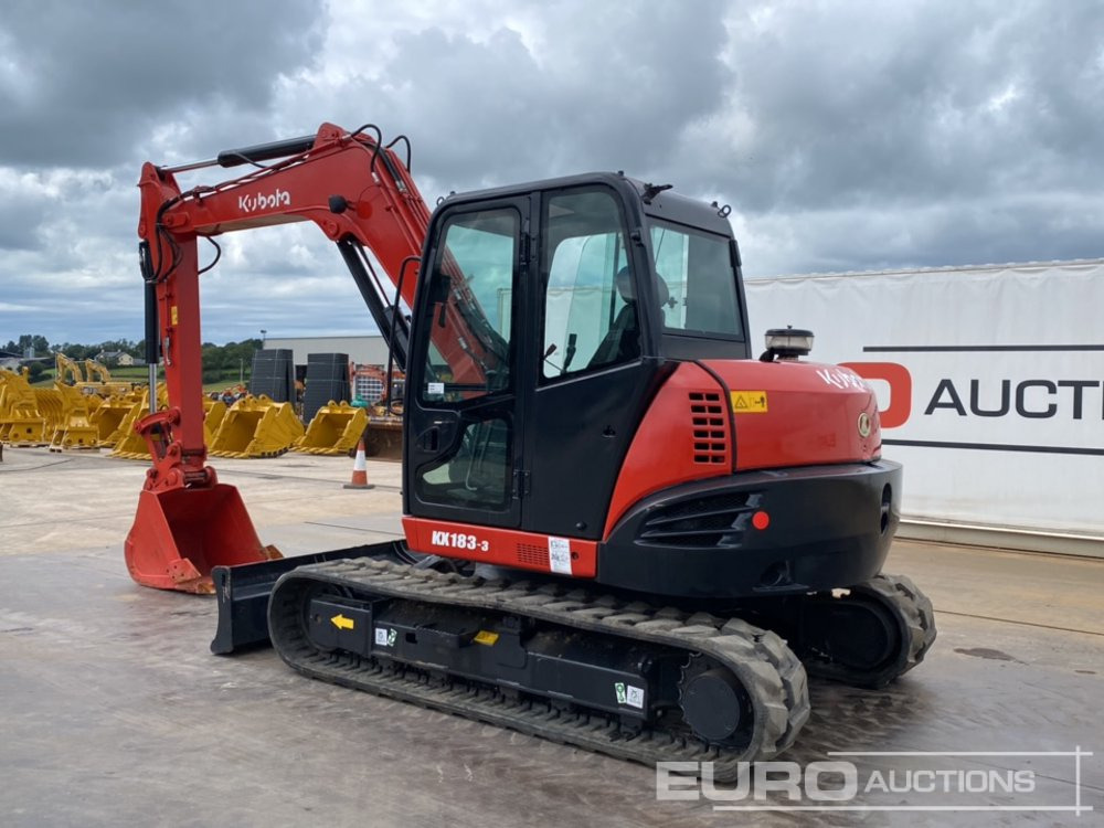 Kubota KX183-3 - Mini excavator: picture 3 Kubota KX183-3 - Mini excavator: picture 3