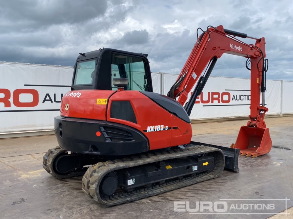 Kubota KX183-3 - Mini excavator: picture 5 Kubota KX183-3 - Mini excavator: picture 5