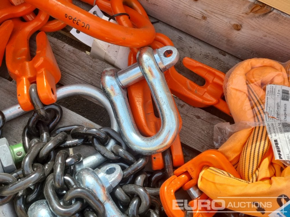 Stillage of Lifting Chains, Webbing Slings, Shackles - Material handling equipment: picture 3 Stillage of Lifting Chains, Webbing Slings, Shackles - Material handling equipment: picture 3
