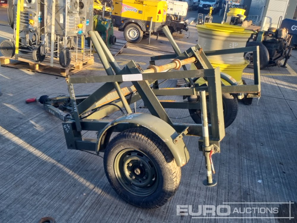 SEB Single Axle Cable Reel Trailer - Plant trailer: picture 2 SEB Single Axle Cable Reel Trailer - Plant trailer: picture 2